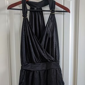 Black Guess Romper